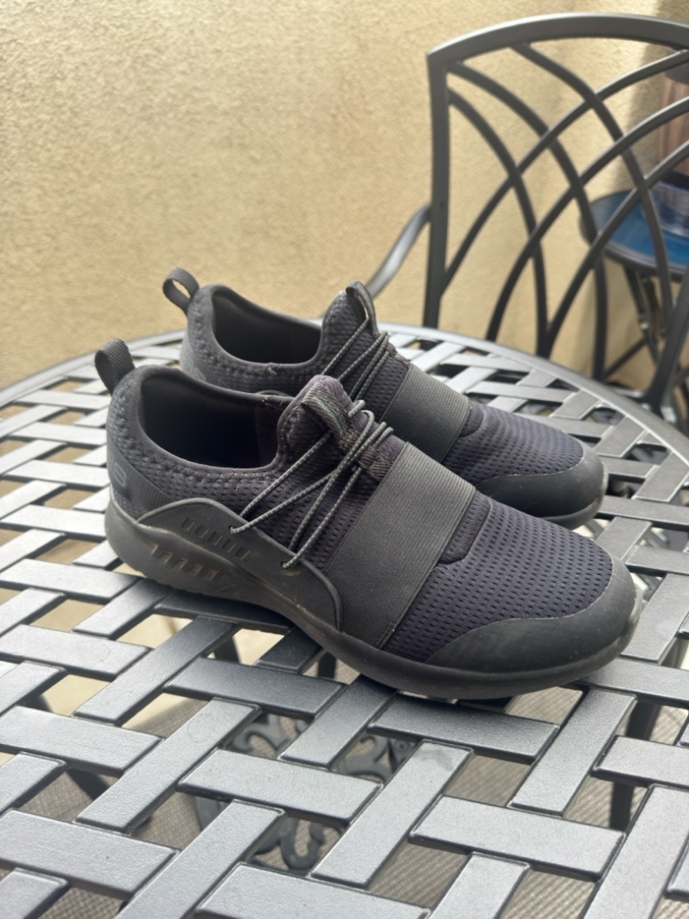 Skechers Women's Black Slip-On Athletic Sneakers